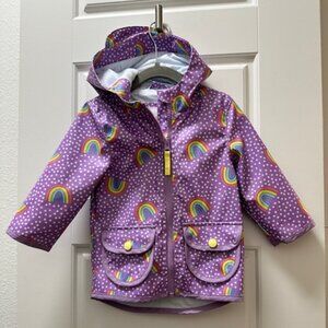 12M Cat & Jack Rainbow Raincoat